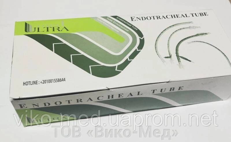 Ендотрахіальна трубка з манжетою, стерильна r. 4,5 Ультраламед від компанії ТОВ «Віко-Мед» - фото 1