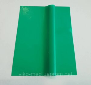 Коффердам латексний, зелений з ароматом м'яти, середній, розмір 152ммх152мм (6дюймов*6дюймов), 36 шт/уп