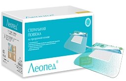 Леопед прозора стер. пов'язка 9 см х 20 см №1 * від компанії ТОВ «Віко-Мед» - фото 1