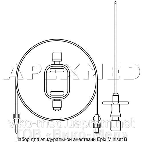 Набір д/епидуральной анестезії "EPIX MINISET B", APEXMED, G16,18 зі шприцом втрати опору від компанії ТОВ «Віко-Мед» - фото 1