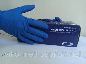 Рукавички оглядові AMBULANCE PF ULTRA р. L неопудрені (Хай ризик)