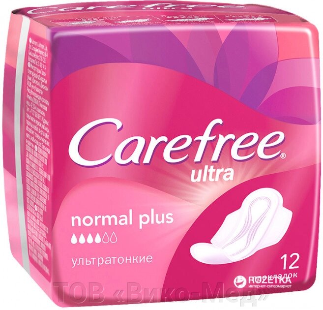 Прокладки гігієнічні Carefree Ultra Normal Plus 12 шт - роздріб