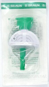 Канюля Міні-спайк (Mini-Spike) Filter для аспірації і введення лікарських засобів з флаконів, зелена