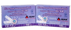 Пластир бактерицидний 2,5х7,6 No100 на поліуетановій основі "Прозорий" в Києві от компании ТОВ «Вико-Мед»