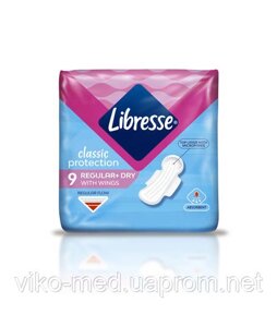 Прокладки гігієнічні Libresse Classic Protection Regular+, 9 шт