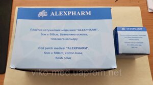 Пластир медичний, тілесний, (котушка) 5см х 5м ( бавовняна основа) Алекс * в Києві от компании ТОВ «Вико-Мед»