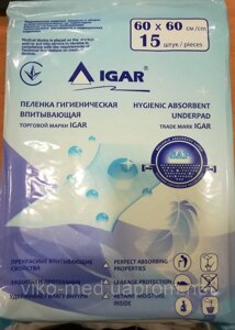 Пелюшка поглинаюча 60х60 № 15 Ігар в Києві от компании ТОВ «Вико-Мед»