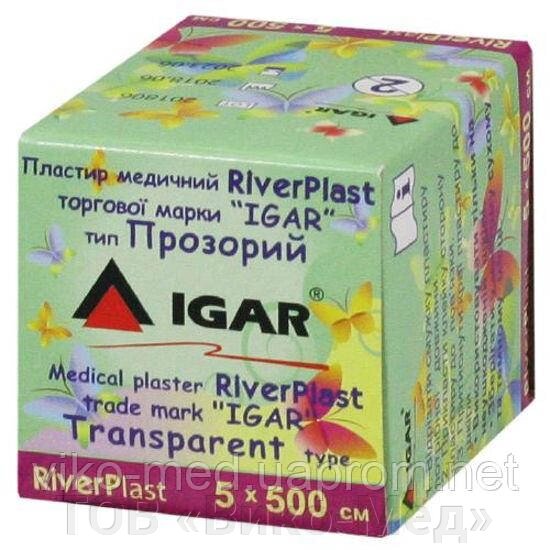 Пластир «RiverPLAST» 5х500 Тип «Прозорий» ІГАР від компанії ТОВ «Віко-Мед» - фото 1