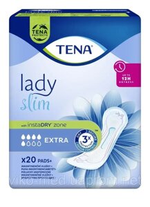 Прокладки урологічні TENA (Тена) Lady Slim Extra (Леді Cлім Екстра) для жінок 20 шт.