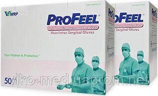 Рукавички хірургічні стерильні, неопудрені PROFEEL Double Gloving System Latex (розміри 6-8,5) від компанії ТОВ «Віко-Мед» - фото 1