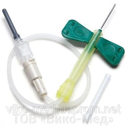 Система для забору крові BD Vacutainer Safety-Lok Blood Collection Set з луєр-адаптером р. 21Gx0.75" від компанії ТОВ «Віко-Мед» - фото 1