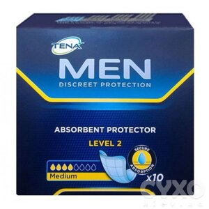 Урологічні вкладки для чоловіків Tena Men Level 2 (прокладки урологічні чоловічі) No10