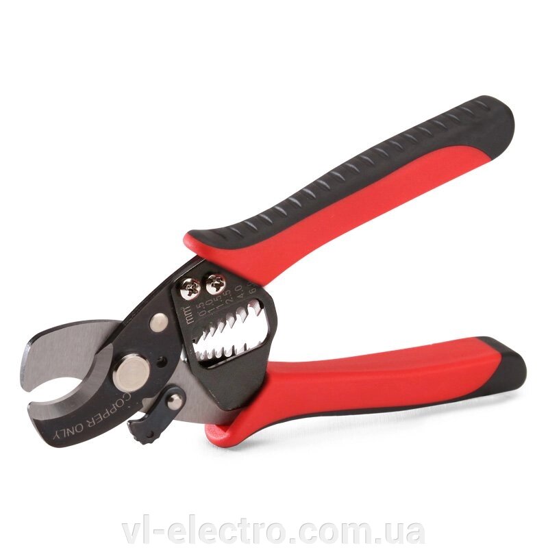 Ножиці для різання проводів з функцією зачистки MC-05 КВТ від компанії VL-Electro - фото 1