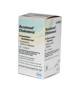 Тест-смужки Аккутренд холестерин 25