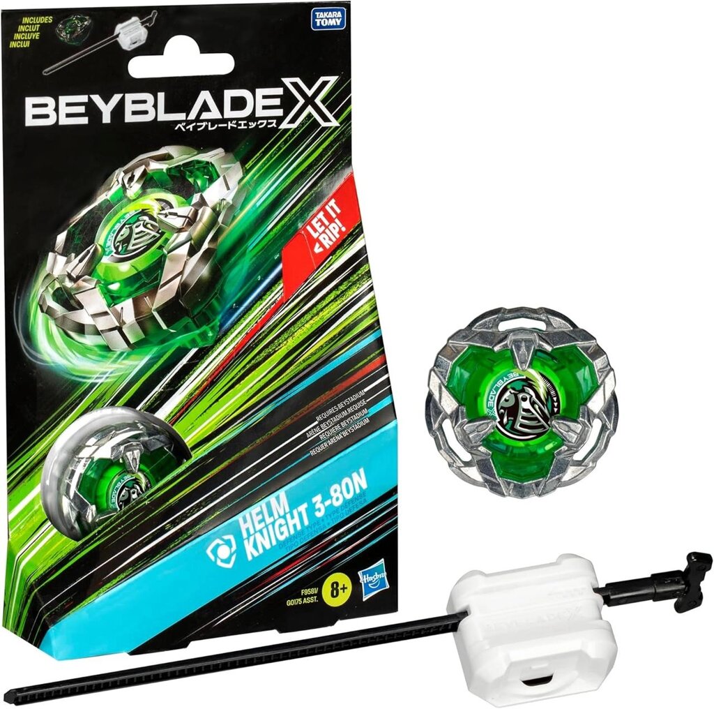 Beyblade X Helm Knight 3-80N Starter Pack F9581 Hasbro / Бейблейд Гельм Найт 3-80Н від компанії DiscoShop - фото 1