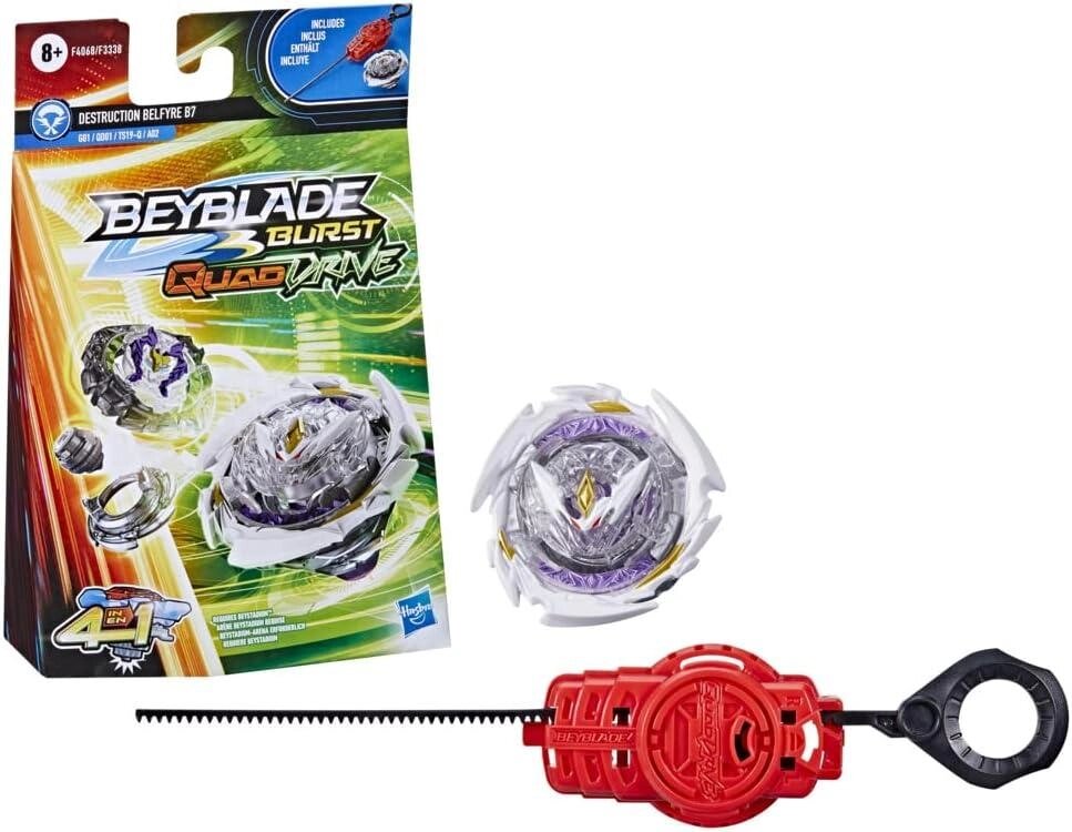 Бейблейд Кваддрайв Белфайр Б7 BEYBLADE Burst QuadDrive Destruction Belfyre B7 Оригінал Hasbro від компанії DiscoShop - фото 1