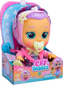 Інтерактивна Лялька Cry Babies Dressy Coraline Пупс, що плаче Плакса Кароліна Ракушка