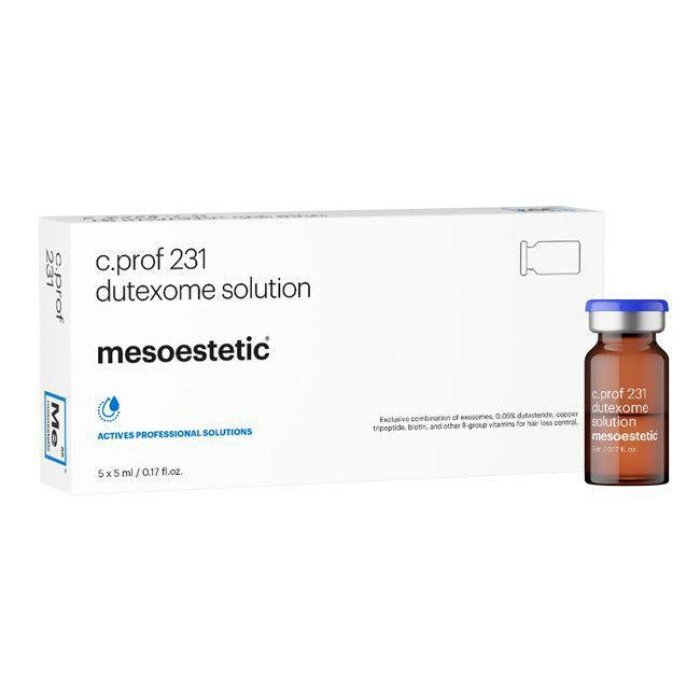 Коктейль із екзосомами від випадіння волосся Mesoestetic c. prof 231 dutexome solution 5 мл від компанії DiscoShop - фото 1