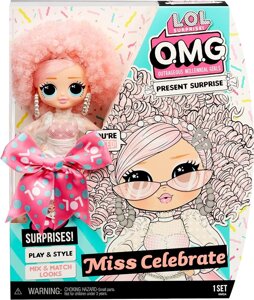 Лялька ЛОЛ ОМГ Сюрприз Іменинниця Міс Селебриті LOL OMG Present Surprise Miss Celebrate Оригінал