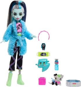 Лялька Монстер Хай Френкі Штейн Піжамна вечірка Monster High Frankie Stein Creepover Party Mattel HKY68