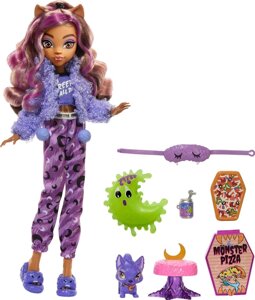 Лялька Монстер Хай Клодін Вульф Піжамна вечірка Monster High Creepover Party Clawdeen Wolf HKY67