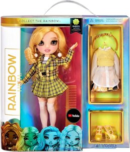 Лялька Рейнбоу Хай Шеріл Мейєр Маргаритка Rainbow High Sheryl Meyer Marigold 575757EUC Оригінал Жовта