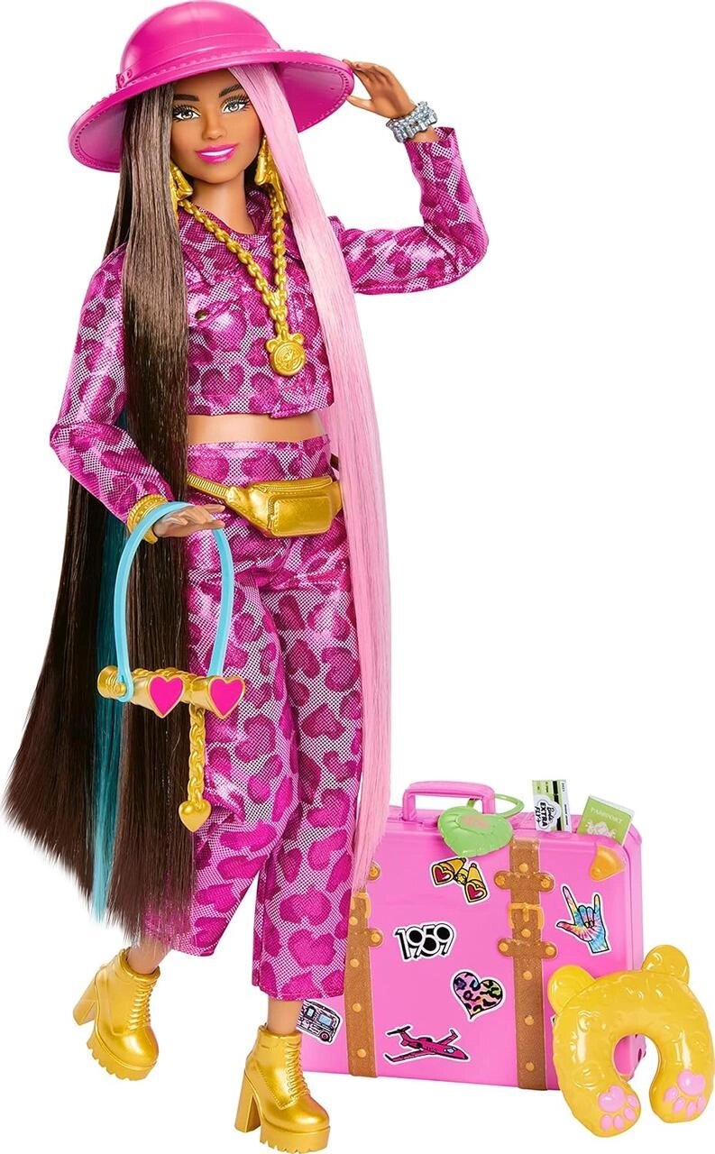 Лялька Барбі Екстра Подорож Сафарі Barbie Extra with Safari Fashion Оригінал від компанії DiscoShop - фото 1