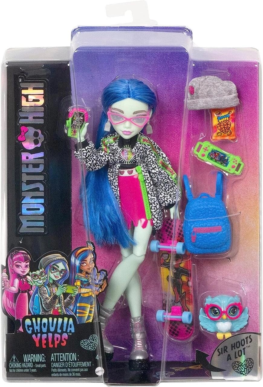 Лялька Монстер Хай Гулія Єлпс Monster High Ghoulia Yelps Posable з аксесуарами HHK58 Оригінал від компанії DiscoShop - фото 1