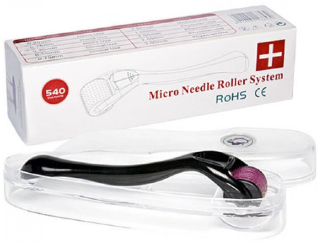 Мезоролер для обличчя RoHS Micro Needle Roller System на 540 голок від компанії DiscoShop - фото 1