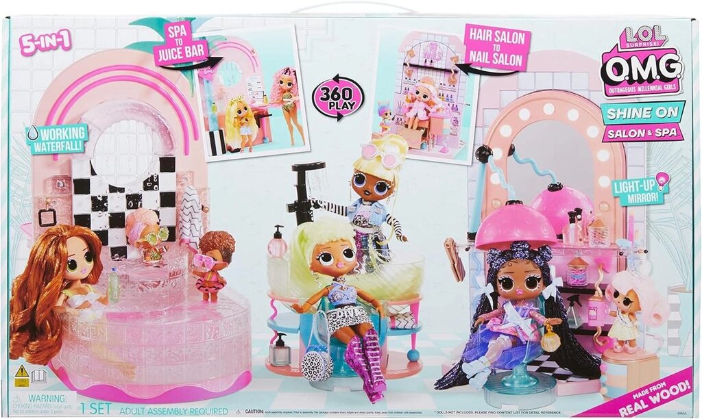 Набір ЛОЛ Салон Красуні LOL Surprise Hair Salon Playset JK Парикмахерська Оригінал від компанії DiscoShop - фото 1