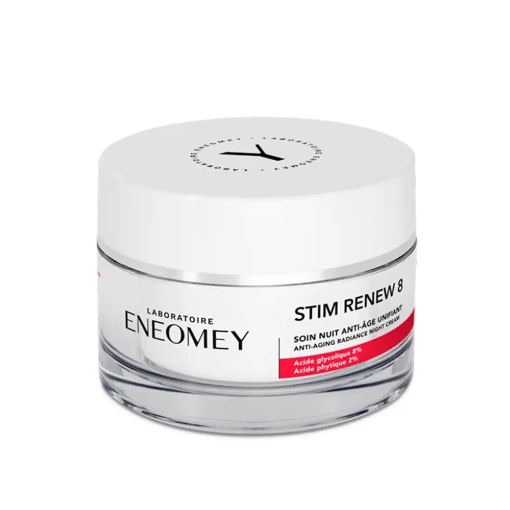 Нічний антивіковий крем із гліколевою кислотою 8% Eneomey Stim Renew 8 Anti-aging Radiance Night Cream 15 мл від компанії DiscoShop - фото 1