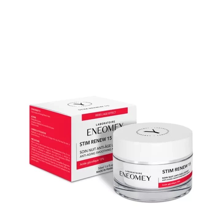 Нічний крем із гліколевою кислотою 15% Eneomey Stim Renew 15 Anti-aging Smoothing Night Cream 50 мл від компанії DiscoShop - фото 1