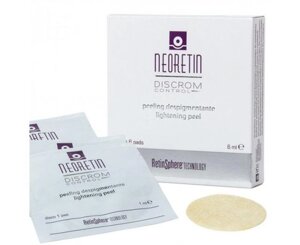 Освітлюючий пілінг в дисках Cantabria Neoretin discrom control pigment peel pads 6*1мл