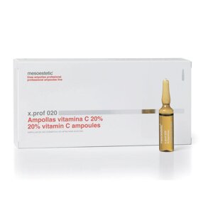 Препарат для мезотерапії Mesoestetic X. prof 020 Vitamin C 20% / Вітамін С, 5 мл