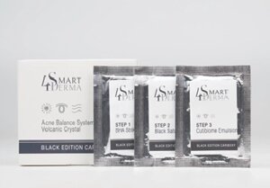 Акне баланс карбоксітерапія Smart 4 Derm Black Edition Carboxy Acne Balance System 3 х 10 мл