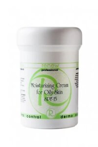 Зволожуючий крем для жирної та комбінованої шкіри SPF-15 Renew Moisturizing Cream for Oily Skin SPF15 250 мл