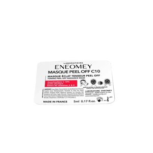 Тонізуюча маска для відновлення кольору обличчя Eneomey Masque Peel Toning Peel Off Radiance Mask 6*5 мл