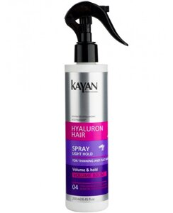 Спрей для тонкого та позбавленого об'єму волосся Kayan Professional Hyaluron Hair Spray 250 мл