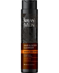 Очищувальний гель для волосся та тіла Kayan Men 400 мл