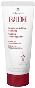 Шампунь себорегулюючий для жирного волосся Cantabria Iraltone Saboregulating shampoo 200 мл
