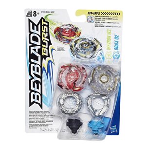 Набір Бейблейдів Вайврон В2 і Одакс О2 Beyblade Burst Dual Pack Wyvron W2 and Odax O2 Оригінал Hasbro