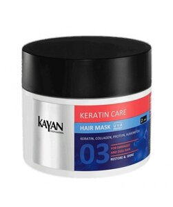 Маска для пошкодженого та тьмяного волосся Kayan Professional Keratin Care Hair Mask 200 мл