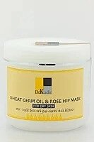 Маска масло пшениці і шипшини для сухої шкіри Dr. Kadir Wheat Germ Oil and Rose Hip Mask for Dry Skin 250 мл