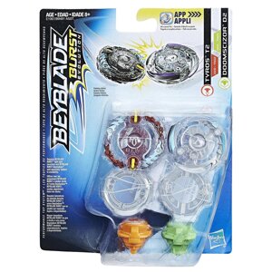 Набір Бейблейдів Думсайзор Д2 і Тайрос Т2 Beyblade Burst Beyblade Burst Evolution Dual Tyros T2 Doomscizor D2