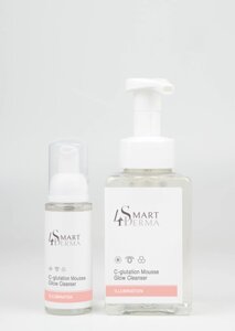 Освітлювальна пінка з вітаміном C та глутатіоном Smart4Derma C-glutation Mousse Glow Cleanser 480 мл