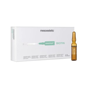 Біоревіталізант для лікування випадання волосся Мезогіал біотин Mesoestetic Mesohyal Biotin 2 мл