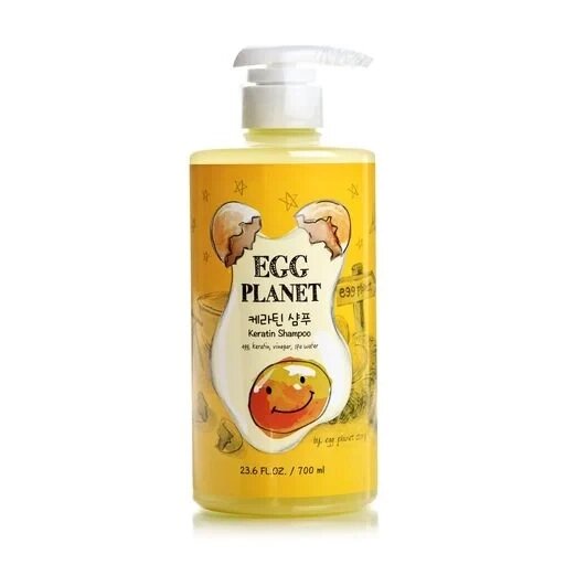 Шампунь для дуже пошкодженого волосся з кератином Daeng Gi Meo Ri Egg Planet Keratin Shampoo 700 мл від компанії DiscoShop - фото 1