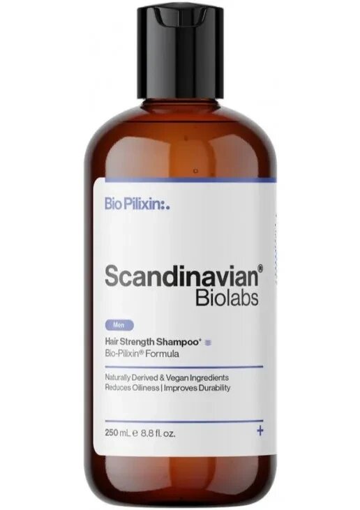 Шампунь для зміцнення волосся у чоловіків Scandinavian Biolabs Hair Strength Shampoo 250 мл від компанії DiscoShop - фото 1