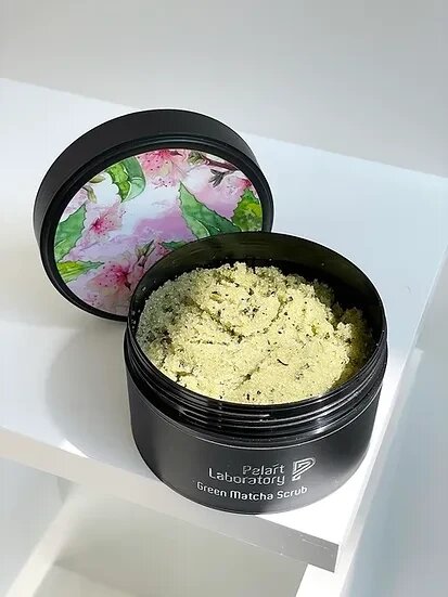 Скраб "Зелений чай" для тіла Pelart Laboratory Green Matcha Scrub 200 мл від компанії DiscoShop - фото 1