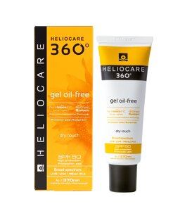 Сонцезахисний гель на водній основі Cantabria Heliocare 360 Gel Oil-Free SPF50 dry touch, 50 мл